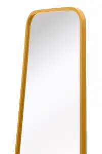 MirrorOutlet The Coartans New Gold Metal Isoscelles Trapezoid Shape Framed Wall Mirror122CM X 58CM