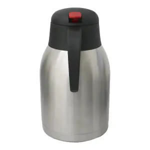 Oypla 2L Stainless Steel Airpot Insulated Vacuum Thermal Flask Jug