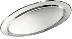 Buckingham Stainless Steel Oval Platter Serving Tray , 50 cm