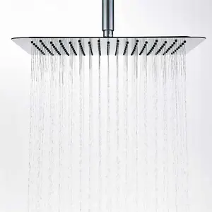 Venus Square Stainless Steel Chrome Rainfall Shower Head (W)300mm