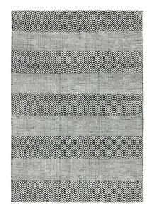 Handmade Rug, Modern Bedroom, & LivingRoom Rug, Cotton DiningRoom Rug, Geometric Rug, 4mm Thick Grey Rug-120cm X 170cm