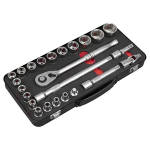 Sealey Socket Set 1/2"Sq Drive 24pc - Premier Platinum Series AK7924