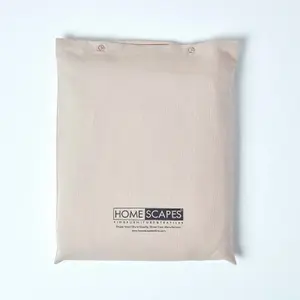 Homescapes Natural Linen Fitted Sheet, Single