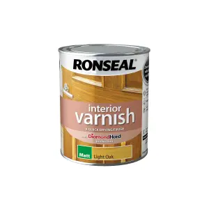 Ronseal Oak Matt Skirting Wood varnish, 750ml