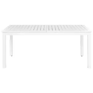 Garden Table Synthetic Material White SKALOMA