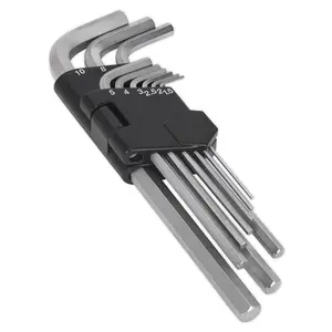 Sealey Hex Key Set 9pc Long Metric AK7136