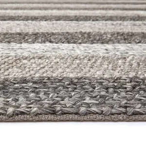 Plain Modern Stripe Modern Luxurious Handmade Easy to Clean Rug For Bedroom LivingRoom and Dining Room -120cm X 170cm