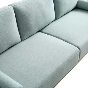 Timber Sage Green Fabric Sofa, 3-Seater - Daals - Sofas