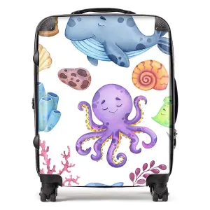 Children'S Sea Life Suitcase - Large