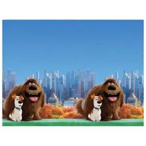 The Secret Life Of Pets Plastic Tablecloth Multicoloured (One Size)