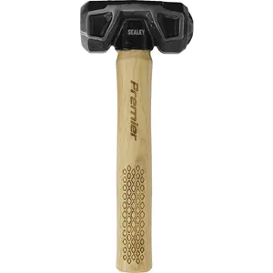 3lb Club Hammer with Durable Hickory Handle and Forged Steel Head for Heavy-Duty Tasks