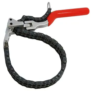 Cranked Swivel Handle Oil Filter Chain Wrench - HGV (CT5195)