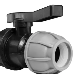 mdpe Water Pipe Plumbing Fittings-Compression Flow Control valves for Drinking Water/Irrigation supply  50mm