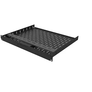 Penn Elcom 1U Vented Rack Shelf & Magnetic Faceplate For 1 x Apple TV R1498/1UK-ATV1