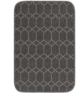 Dunelm Practimat Orion Washable Doormat, Modern, Grey, Charcoal