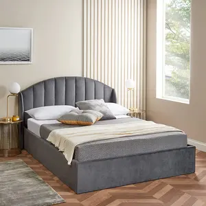 Richlands Upholstered Ottoman Bed Double