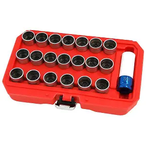 BMW Locking Wheel Nut Stud Remover Tool Kit 21pc (Neilsen CT4991)