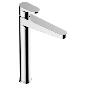 RAK Ischia Tall Polished Chrome Modern Basin Tap Solid Brass