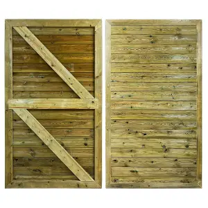 Side Gate - Premium Horizontal Tongue And Groove (1500mm x 975mm, Right side hinge, Without capping)