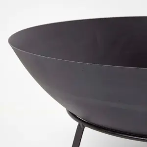 Homescapes Metal Fire Bowl with Stand