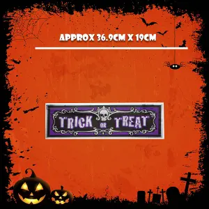 Trick Or Treat Banner 3ft Decoration Trick or Treat Party 90cm Trick Or Treat