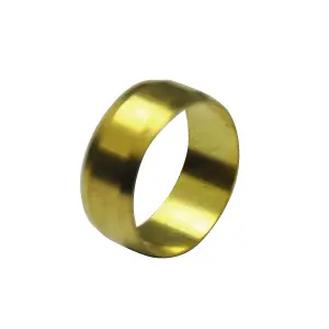 Plumbsure Brass Compression Olive (Dia)15mm, Pack of 100