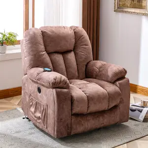 Power Massage Lift Recliner Chair with Heat & Vibration for Elderly, Heavy Duty and Safety Motion Reclining Mechanism