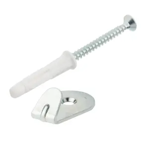 Corefix One Wall Hook. Nickel Finish. 2pk with universal fixings