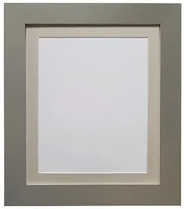 Metro Dark Grey Frame with Light Grey Mount for Image Size 50 x 40 CM