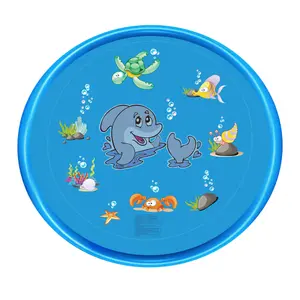 Alivio Toddlers Toy Splash Pad, Sprinkler Splash Play Mat for Kids, Summer Outdoor Water Spray Sprinkle Mat for Boys & Girls