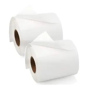 6 Rolls of Self Adhesive 4x6" Blank Sticky Thermal Printer Address Shipping Label Rolls Easy Peel