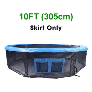 SunDaze Trampoline Base Skirt 10FT Safety Enclosure Surrounds Net Outdoor (305cm)