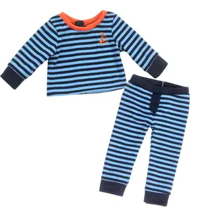 Sophia's by Teamson Kids Pajama Shirt and Pants 2 Piece Set for 18" Boy Dolls