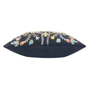 Wylder Mirrored Butterfly Embroidered Feather Rich Cushion