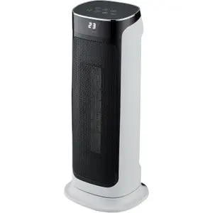 2000W Electric Heater Energy Efficient Space Heaters Thermostat 75 Degrees Oscillating - White