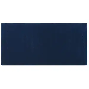 Viscose Area Rug 80 x 150 cm Navy Blue GESI II