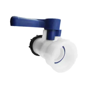 IBC 2 Inch S60X6 Thread Valve with Solid Cap and PTFE Tape Leak Proof Liquid Control