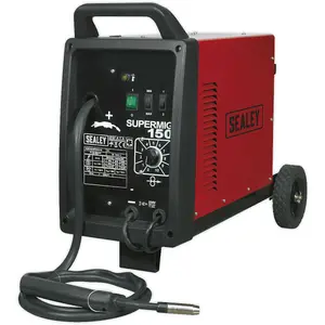 High-Performance 150A MIG Welder with Forced Air Cooling and Non-Live Torch