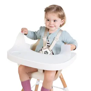 High Chair White/Oak