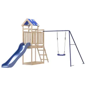 Berkfield Outdoor Playset Solid Wood Pine