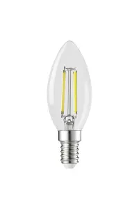 Sylvania Platinum Candle Retro E14 Ultra-Efficient Neutral White 2.3W A-Class LED Bulb - 2 Pack