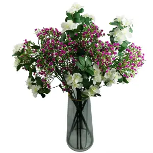 Pack of 6 x 55cm Gypsophila Pink Stem