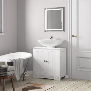 Abiramy 580mm Single Bathroom Vanity with Basin White