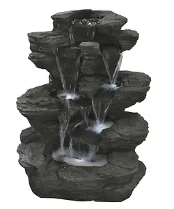 Aqua Creations Pine Lake Slate Falls Mains Plugin Powered Water Feature