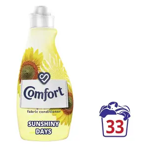 Comfort Fabric Conditioner 33 Washes, Sunshiny Days, 1.16L