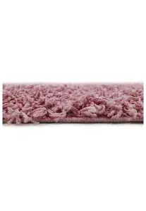 Melrose Venus Shaggy Blush Pink High Pile Large Area Rug 140/200cm