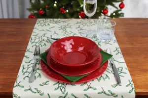 Purely Home Crackle Red Melamine Side Plates - Set of 5