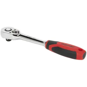 Premium Pear-Head Ratchet Wrench - 3/8" Drive with Flip Reverse and 48-Tooth Gear