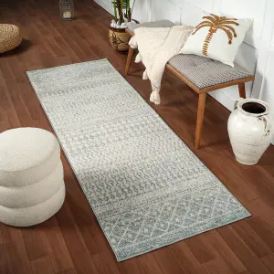 MILA Boho Skandi Runner Rug 80 x 230 cm