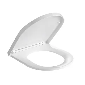 Premium CLOSED BACK - ROUND - Toilet Set (Marseille) - Rimless Pan - Cistern - Soft Close Seat - Includes Chrome Flush Button